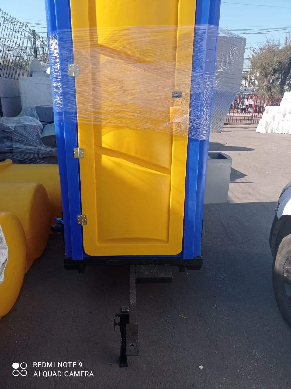 Baño Químico Doble con Carro de Arrastre Modelo Estandar - Imagen 7